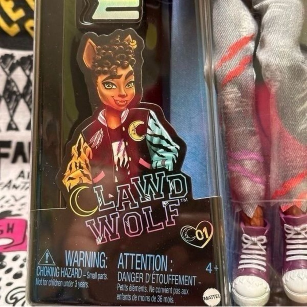 Monster High CLAW WOLF Doll Boy - Picture 4 of 7